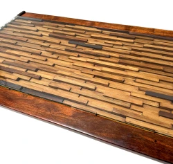 Mid-Century Modern Brutalist Folding Coffee Table by Percifal Lafer, 1960s